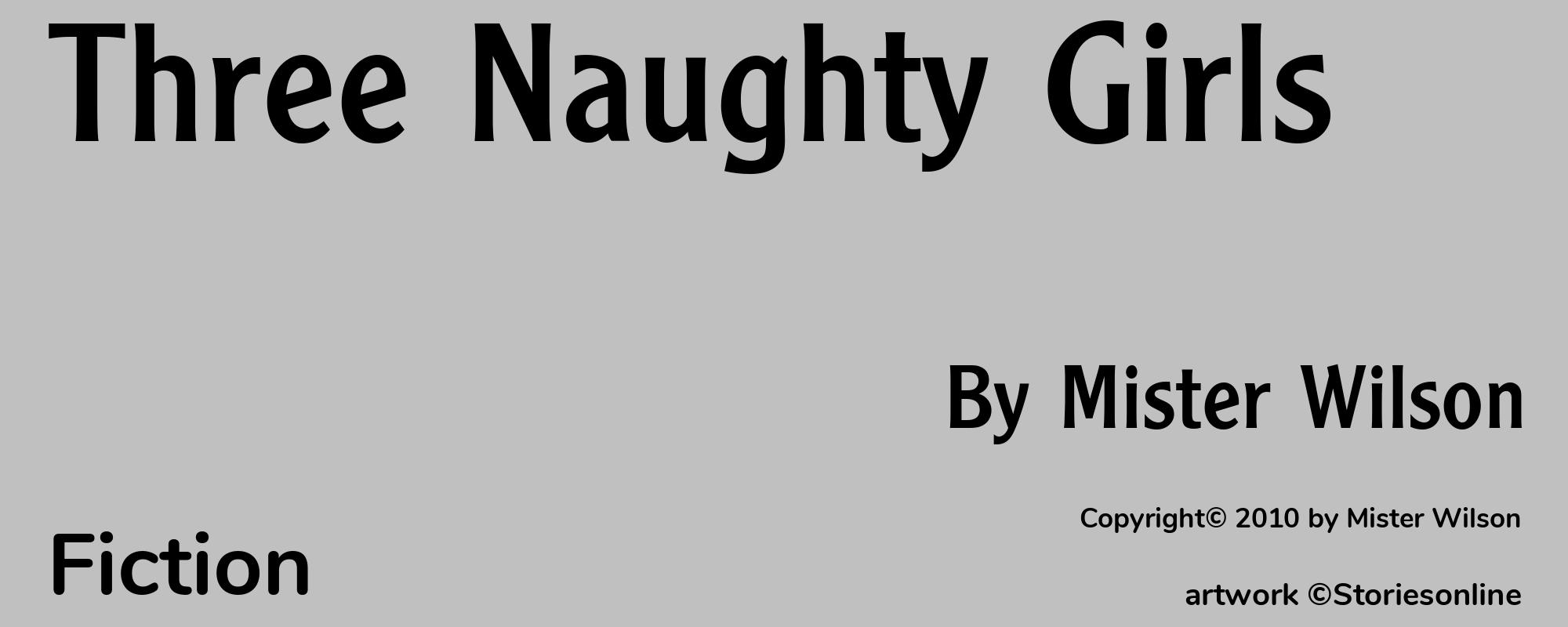 Three Naughty Girls - Cover