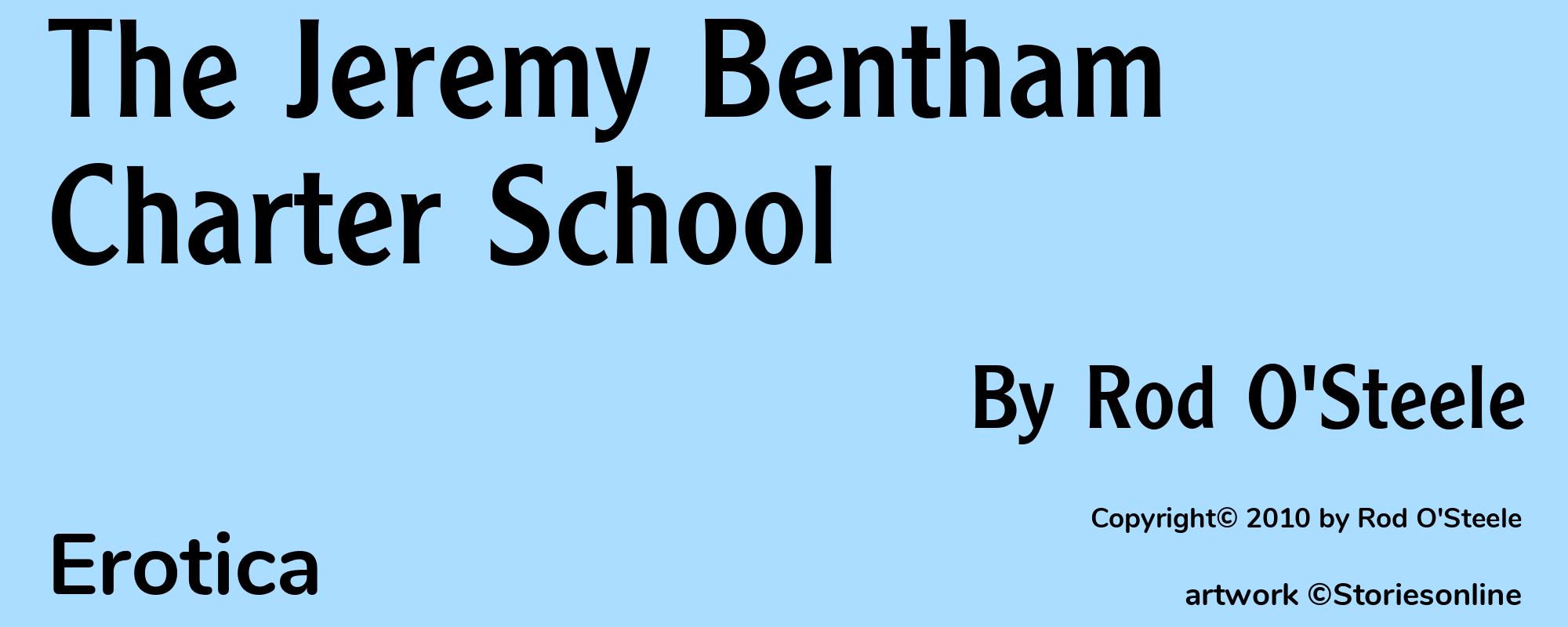 The Jeremy Bentham Charter School - Cover