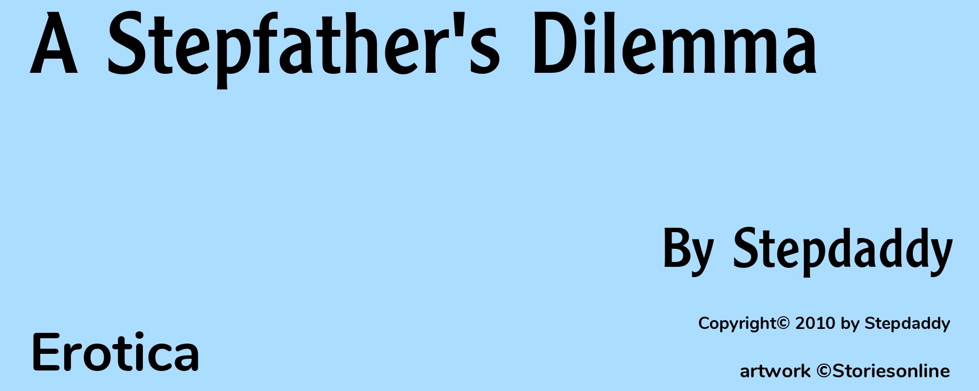 A Stepfather's Dilemma - Cover