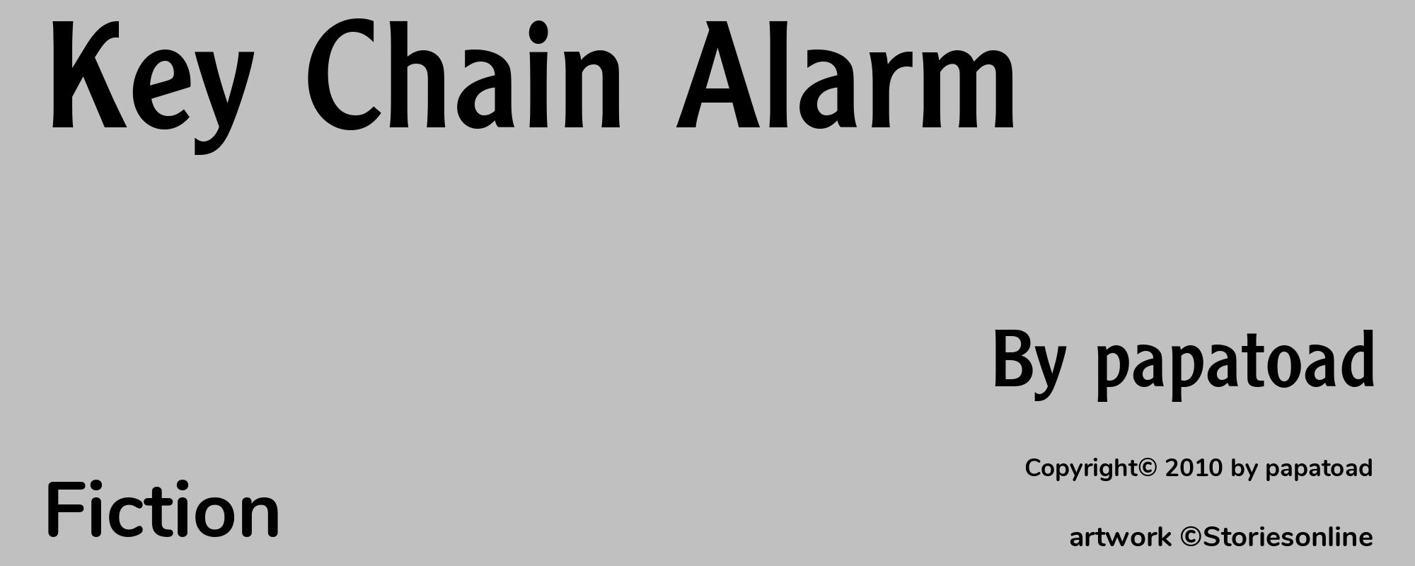 Key Chain Alarm - Cover