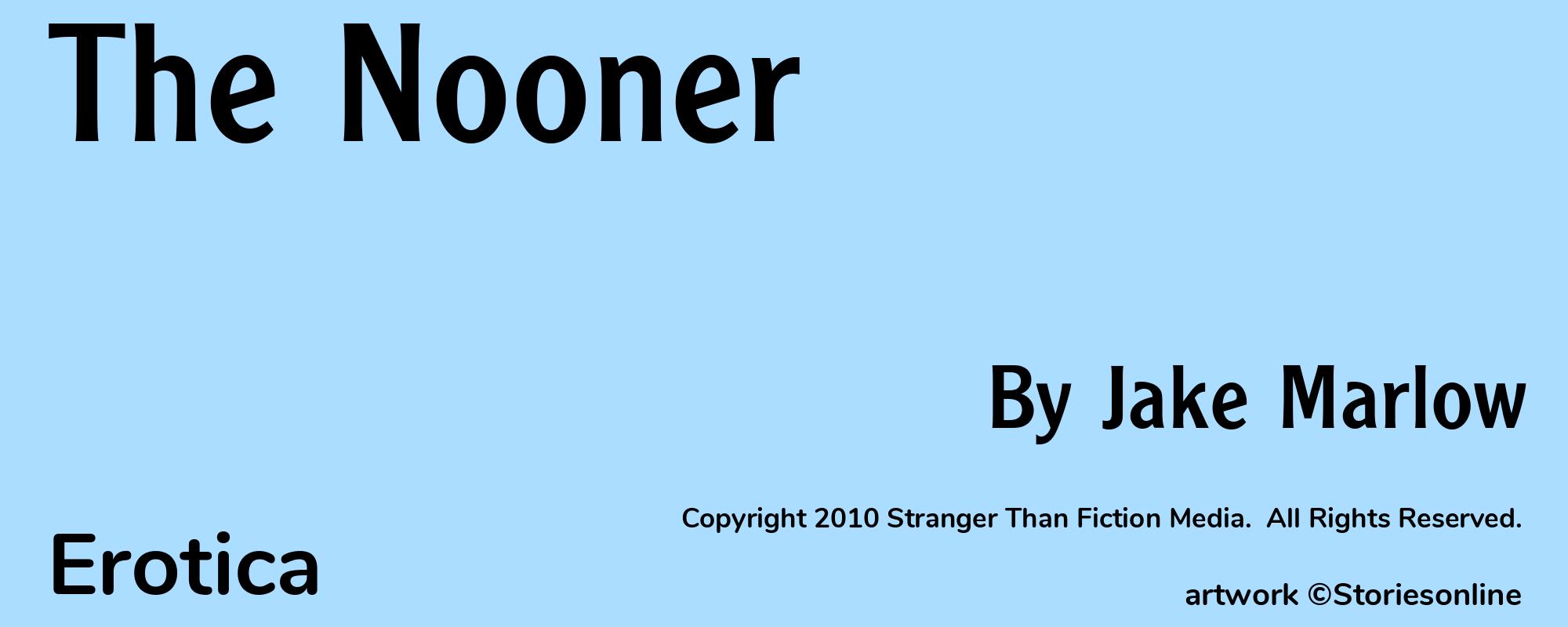 The Nooner - Cover