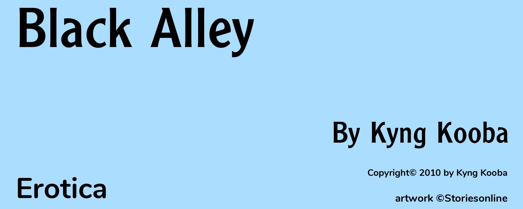Black Alley - Cover