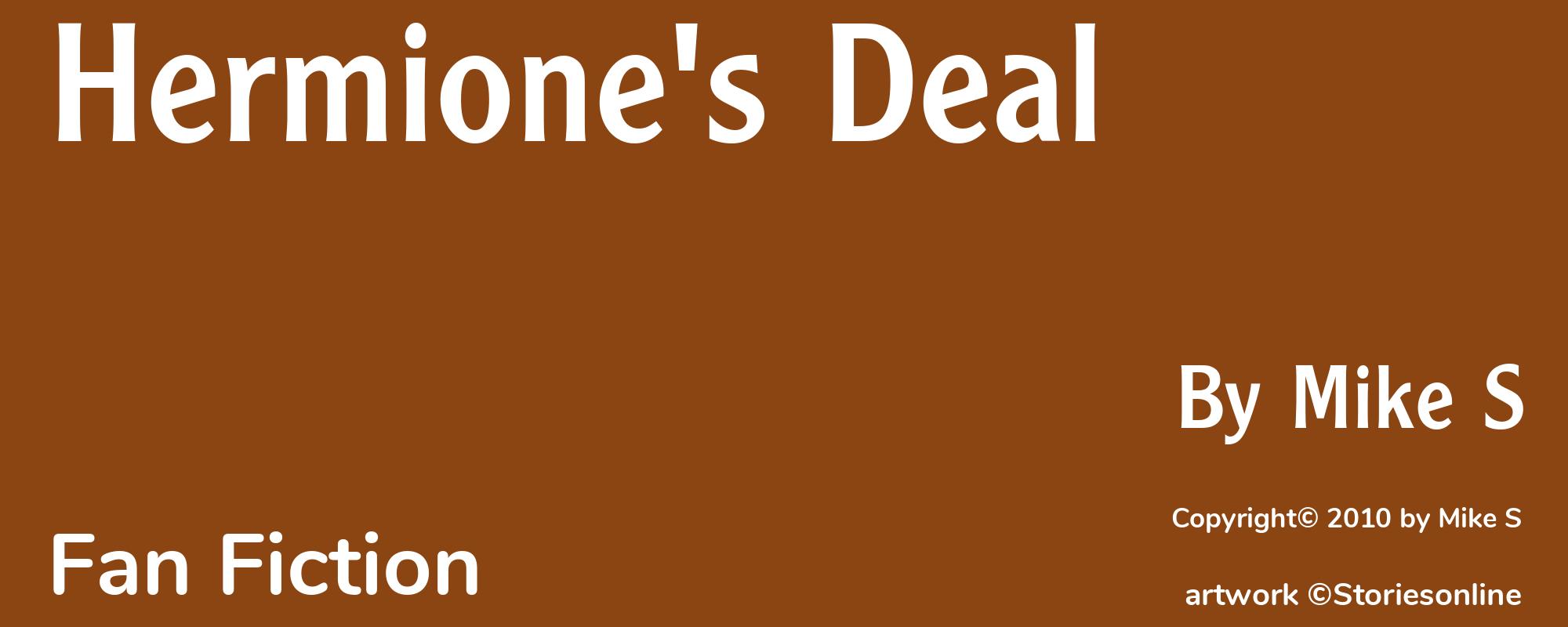 Hermione's Deal - Cover