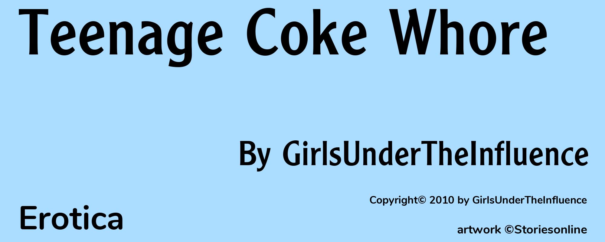Teenage Coke Whore - Cover