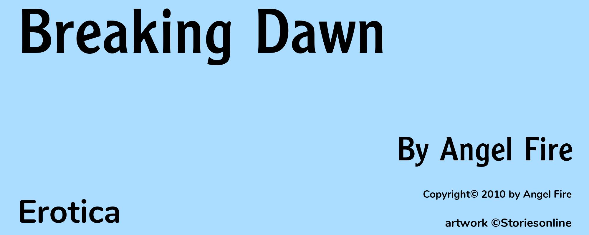 Breaking Dawn - Cover