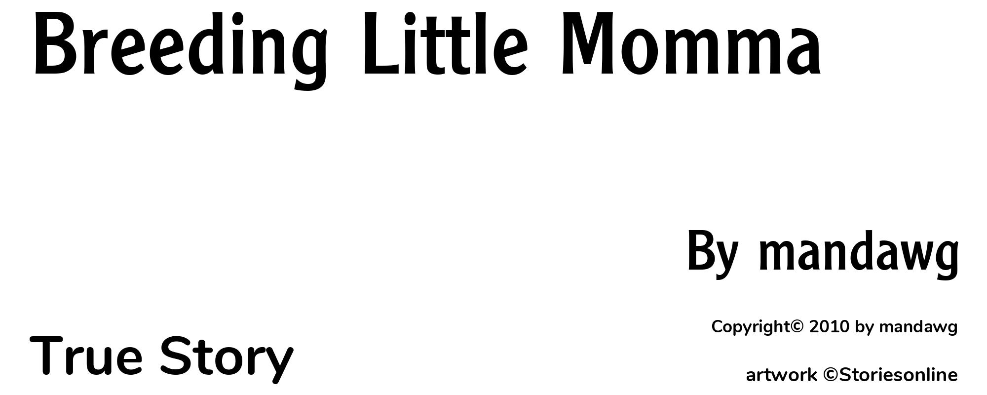 Breeding Little Momma - Cover