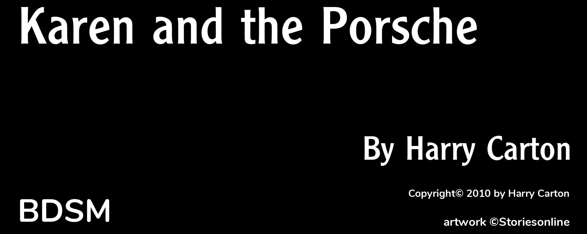 Karen and the Porsche - Cover