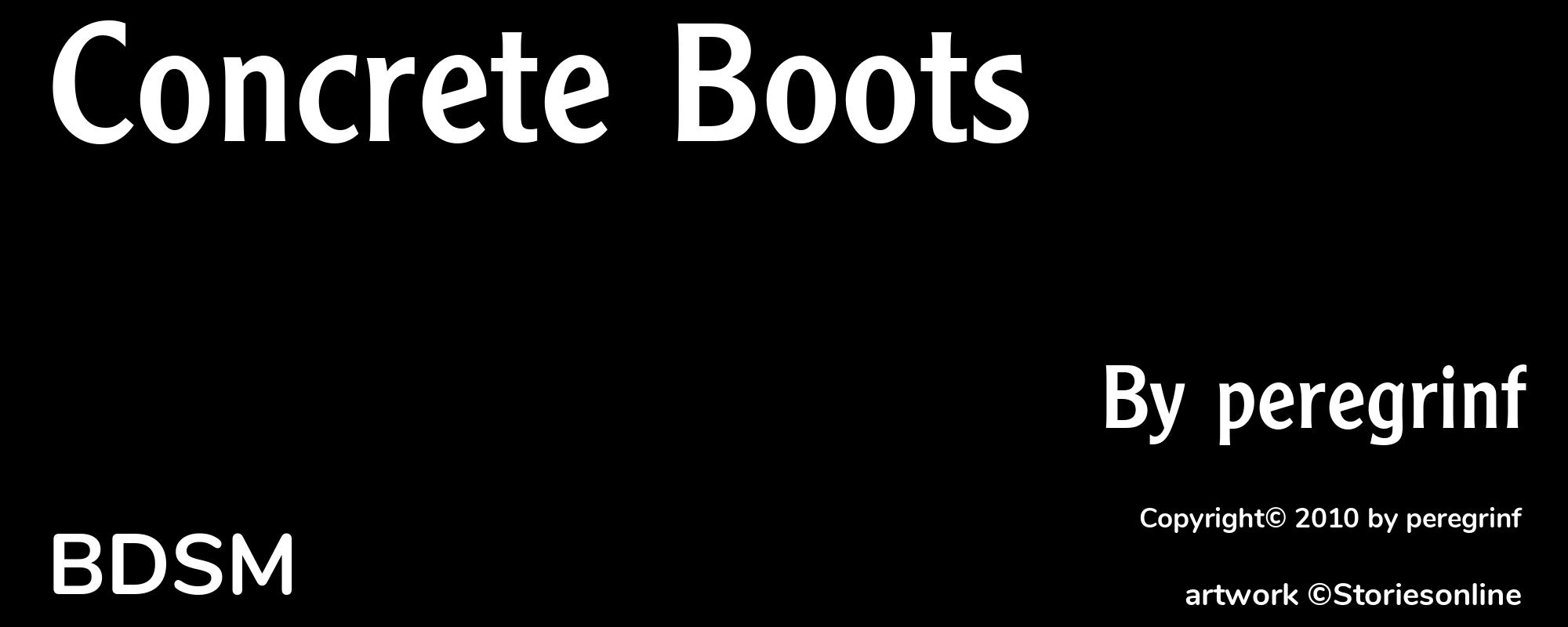 Concrete Boots - Cover