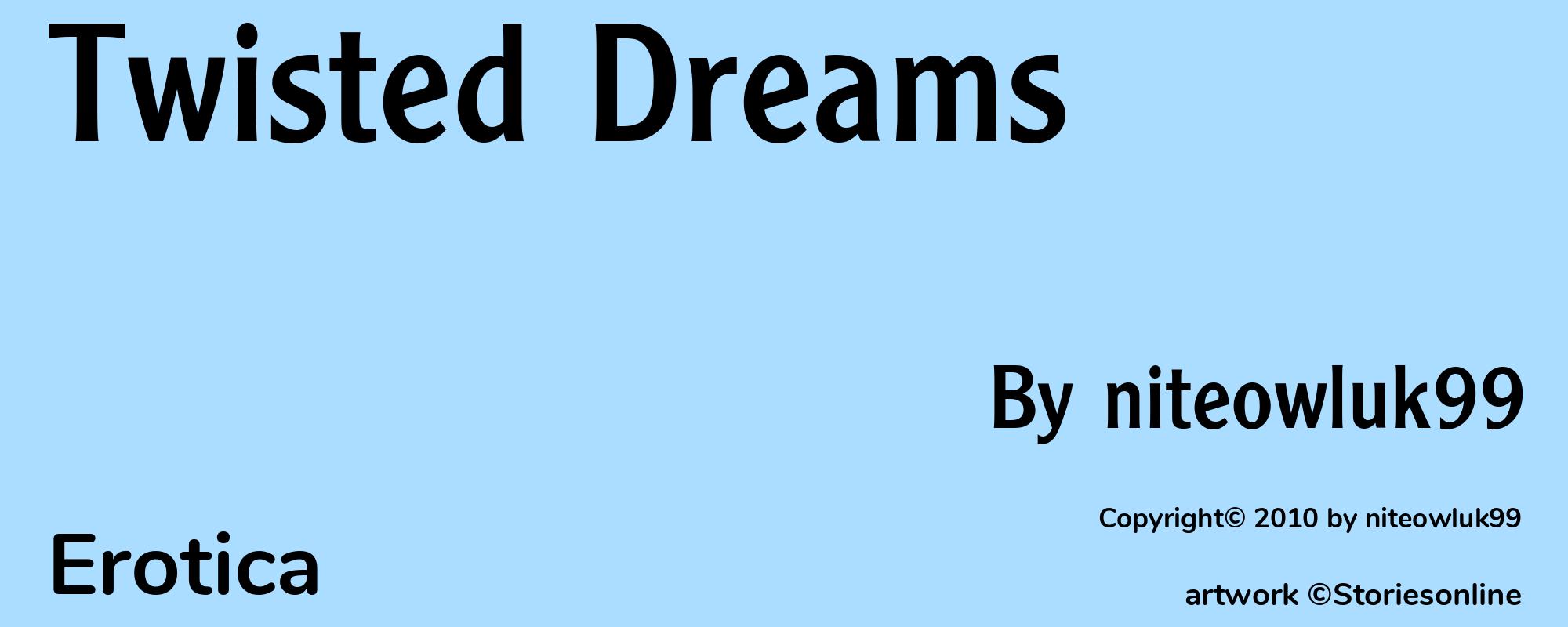 Twisted Dreams - Cover