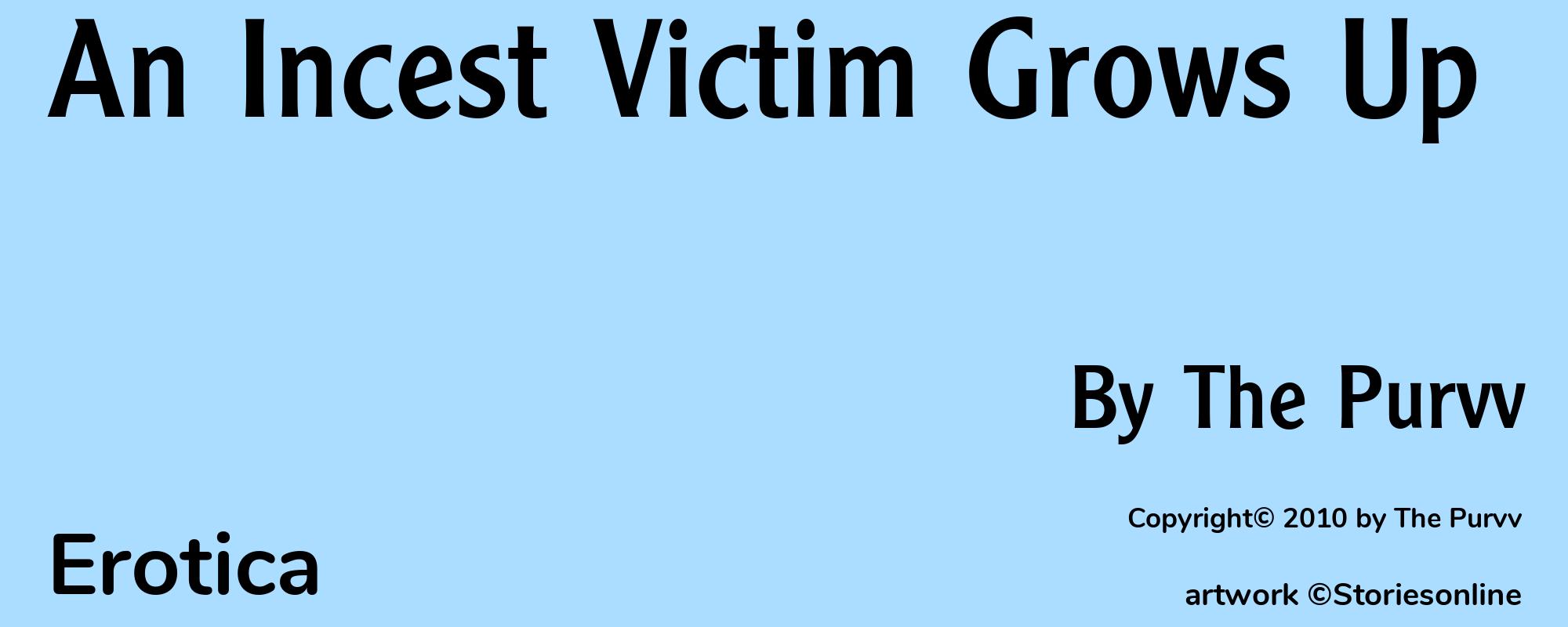 An Incest Victim Grows Up - Cover