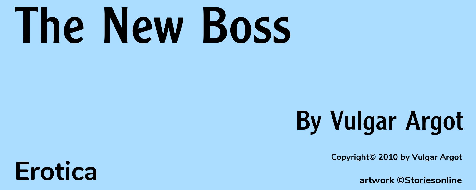 The New Boss - Cover