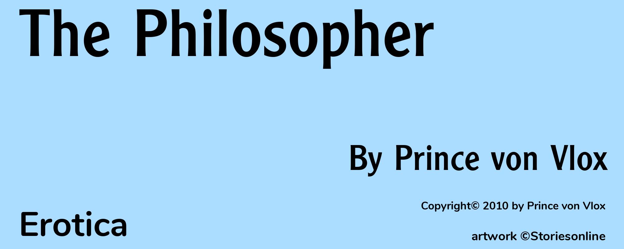 The Philosopher - Cover