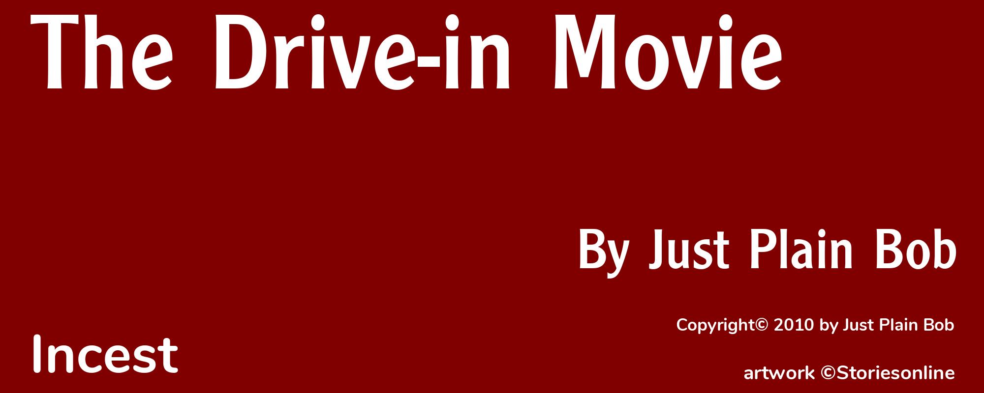 The Drive-in Movie - Cover