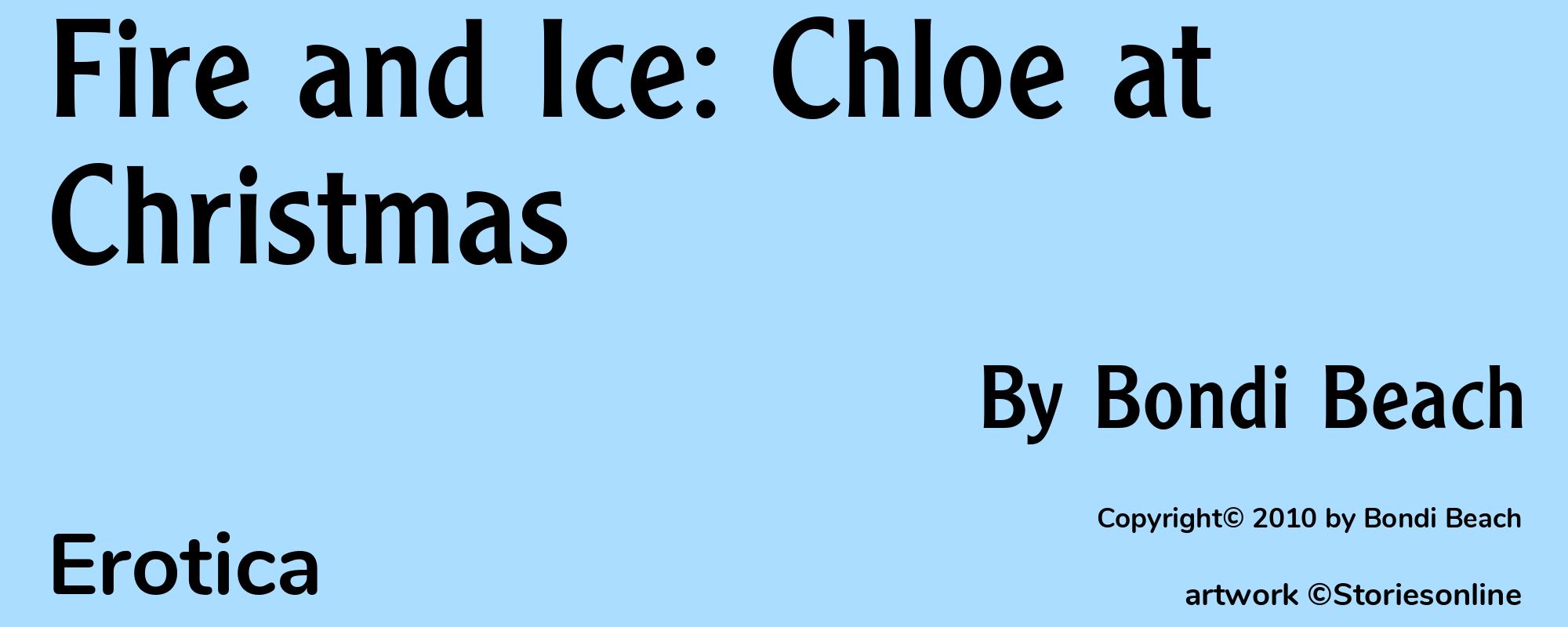 Fire and Ice: Chloe at Christmas - Cover