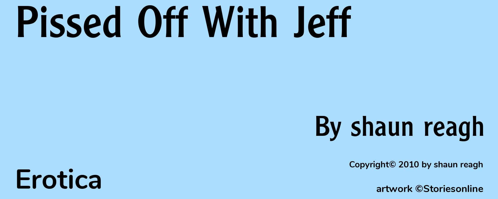 Pissed Off With Jeff - Cover