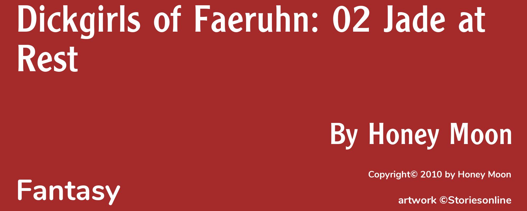 Dickgirls of Faeruhn: 02 Jade at Rest - Cover