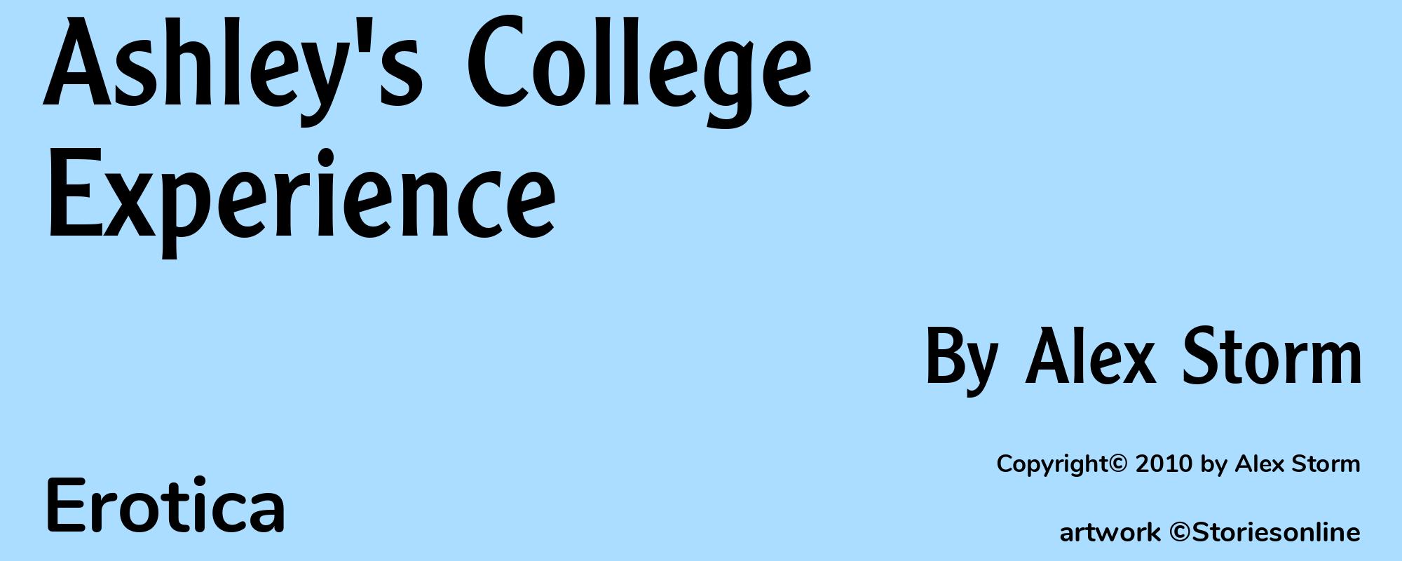 Ashley's College Experience - Cover