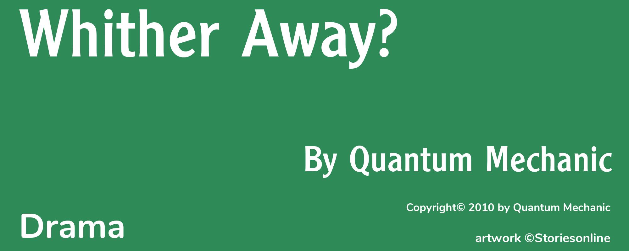 Whither Away? - Cover