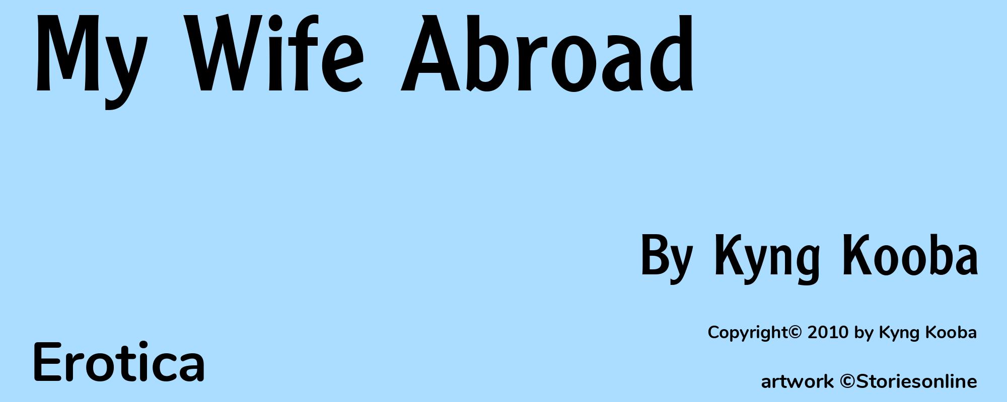 My Wife Abroad - Cover