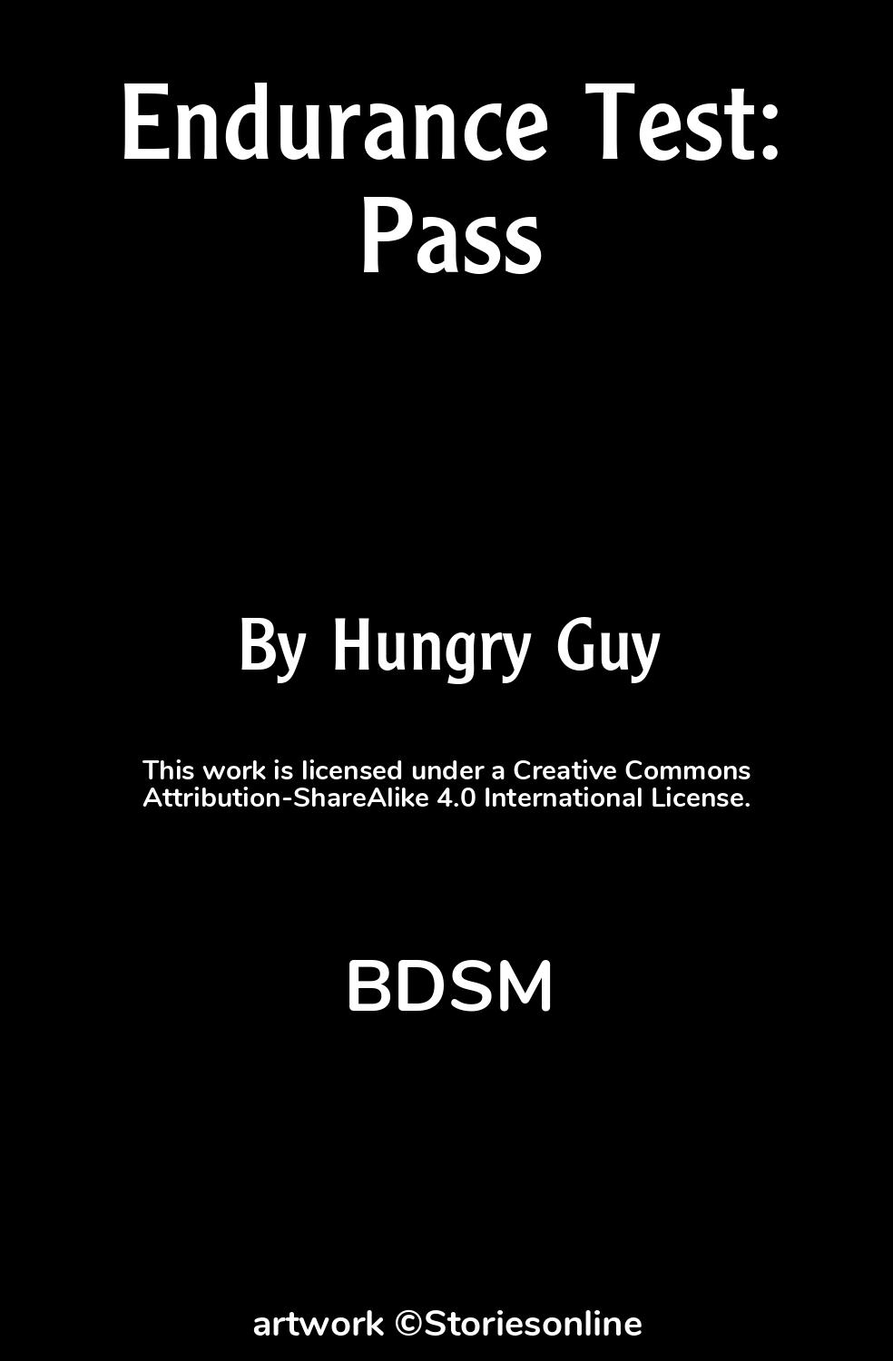 Endurance Test: Pass - BDSM Sex Story