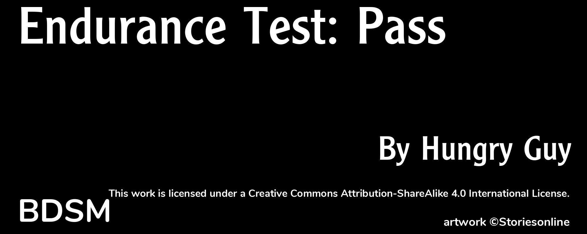 Endurance Test: Pass - Cover