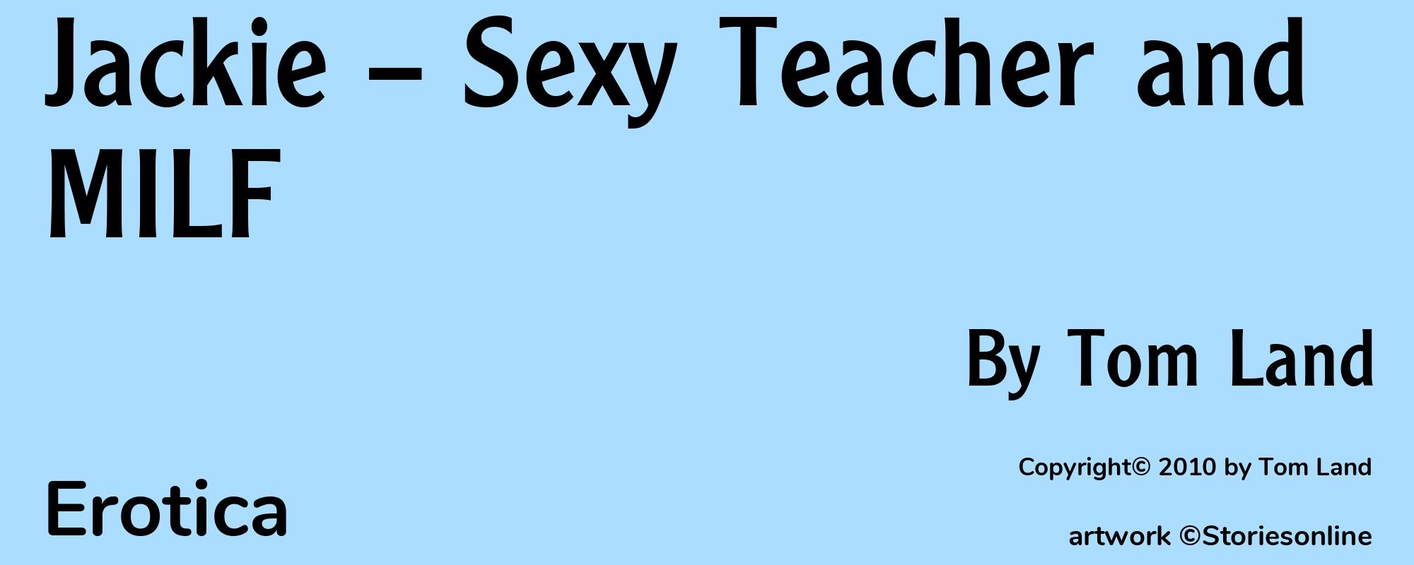 Jackie -- Sexy Teacher and MILF - Cover