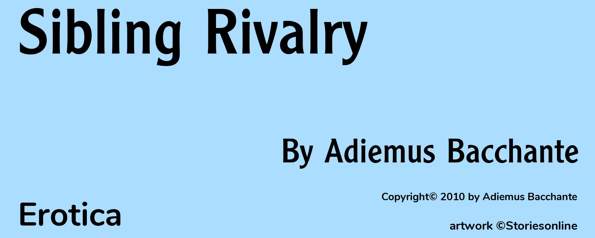 Sibling Rivalry - Cover