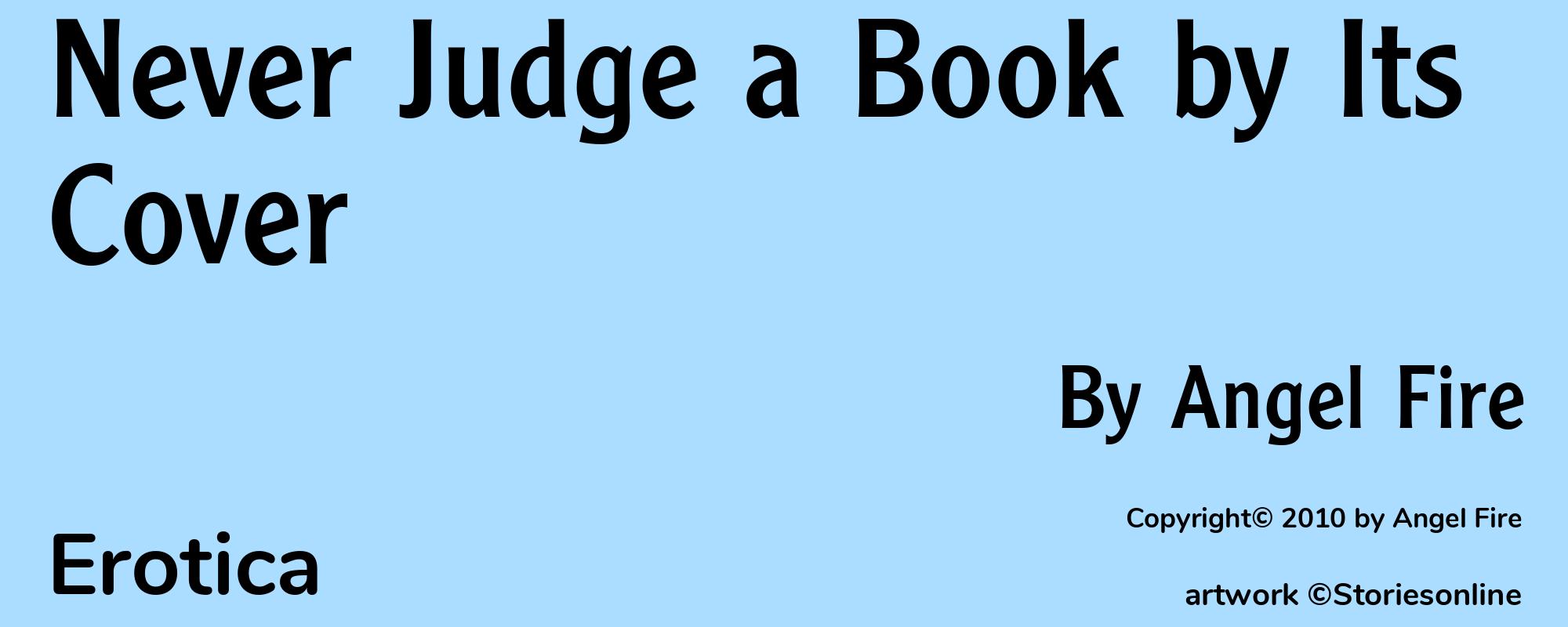 Never Judge a Book by Its Cover - Cover