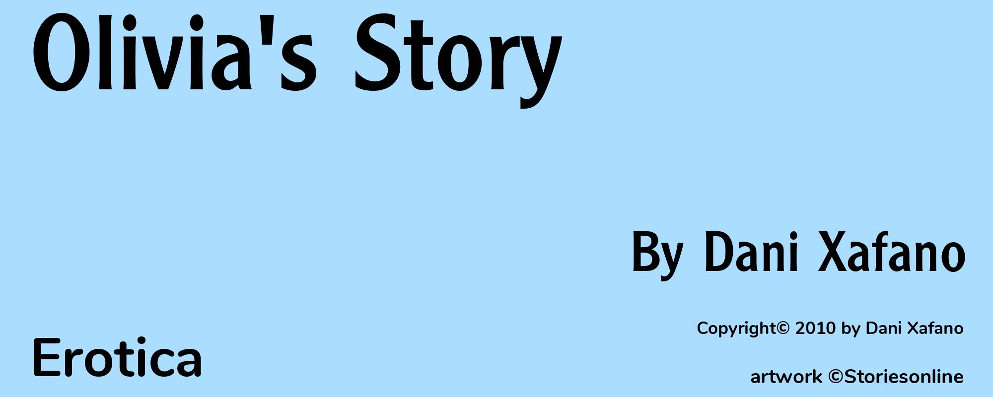 Olivia's Story - Cover