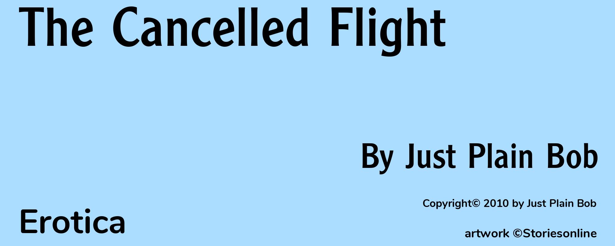 The Cancelled Flight - Cover