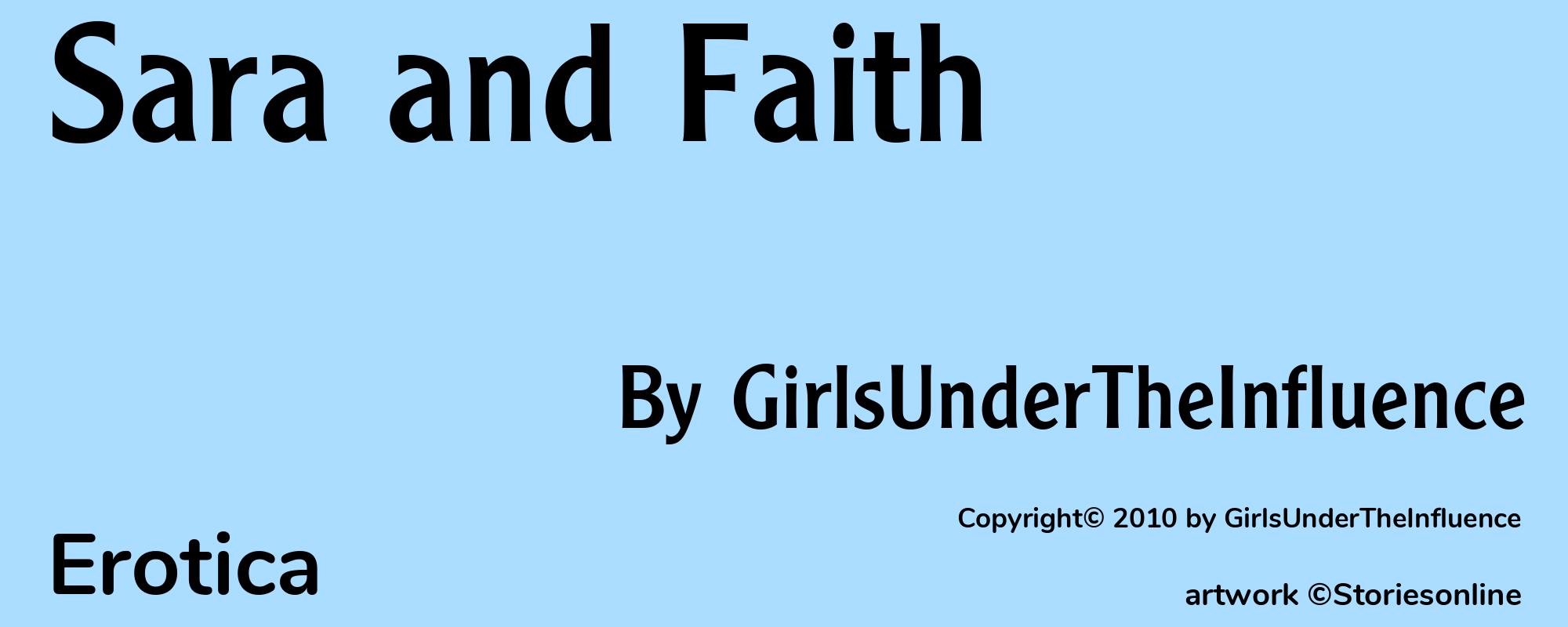 Sara and Faith - Cover