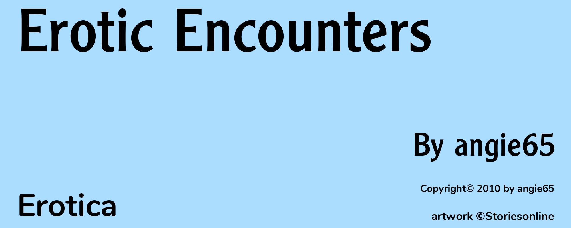 Erotic Encounters - Cover