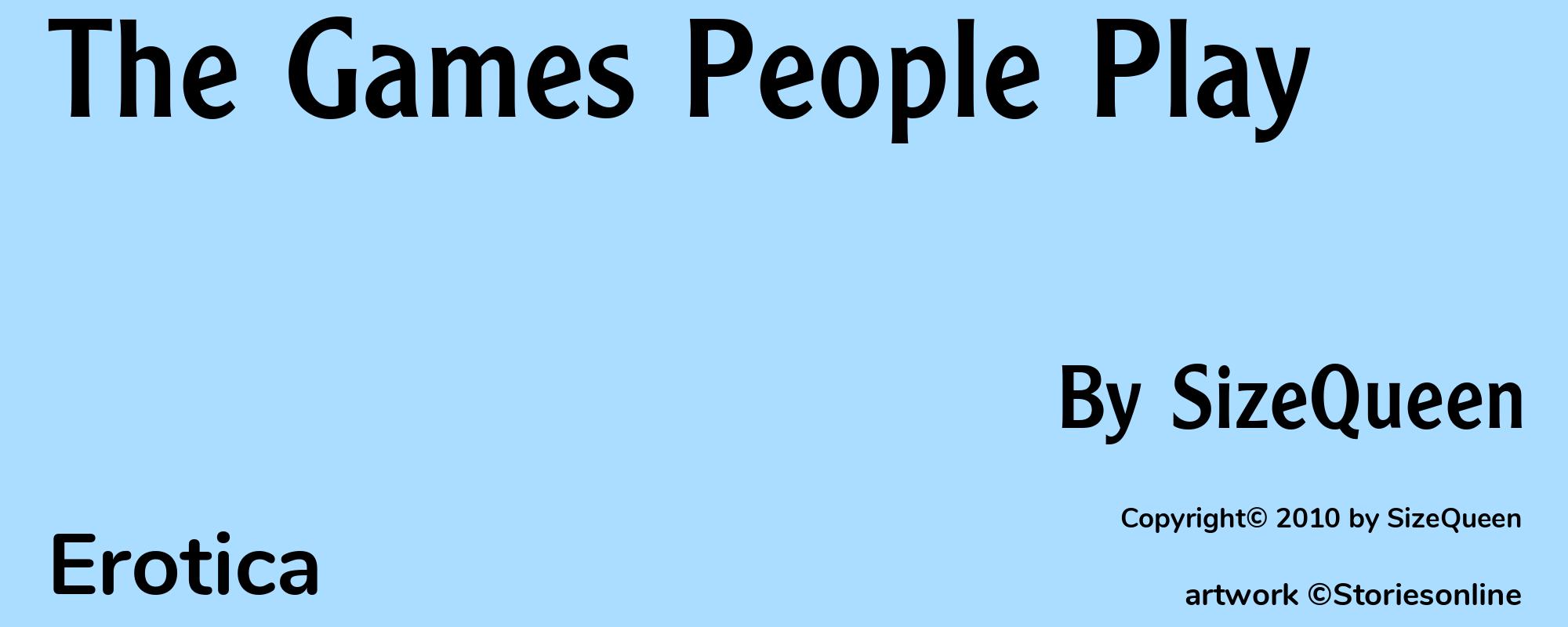The Games People Play - Cover