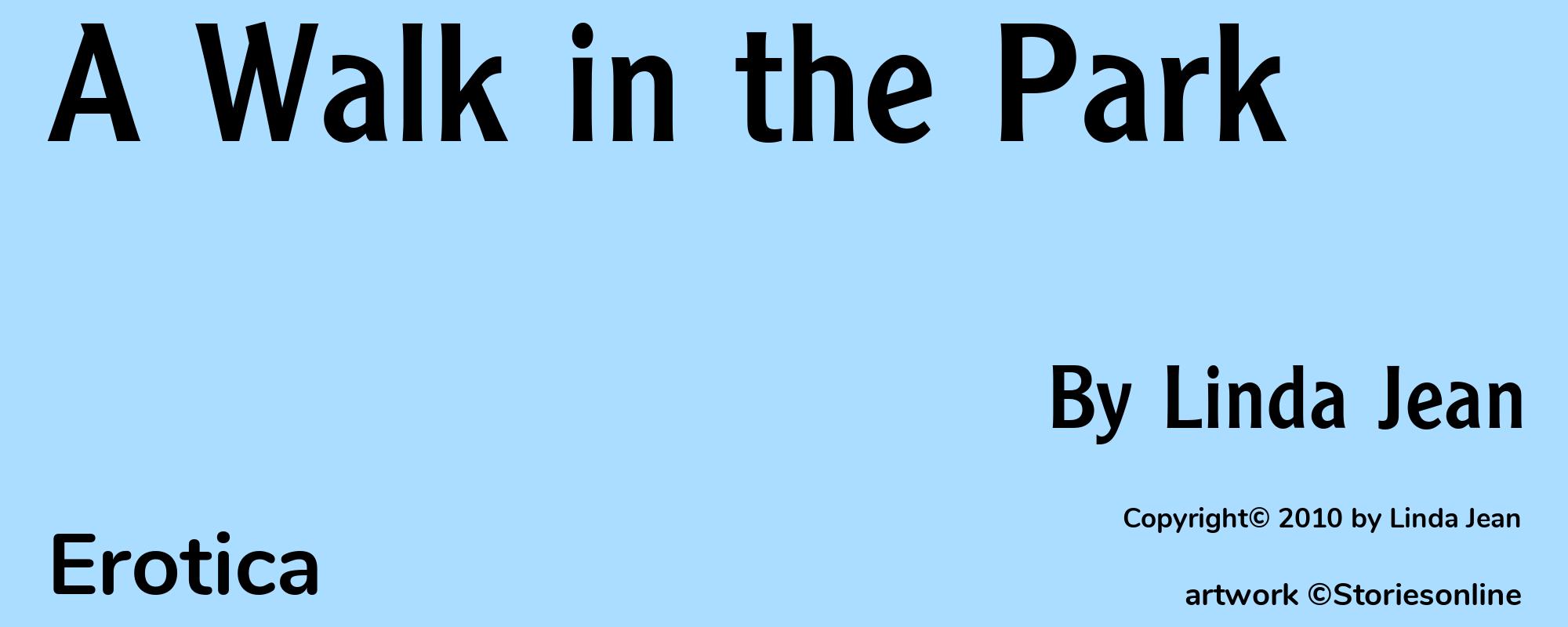 A Walk in the Park - Cover