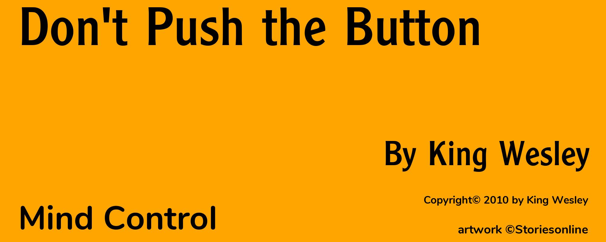 Don't Push the Button - Cover
