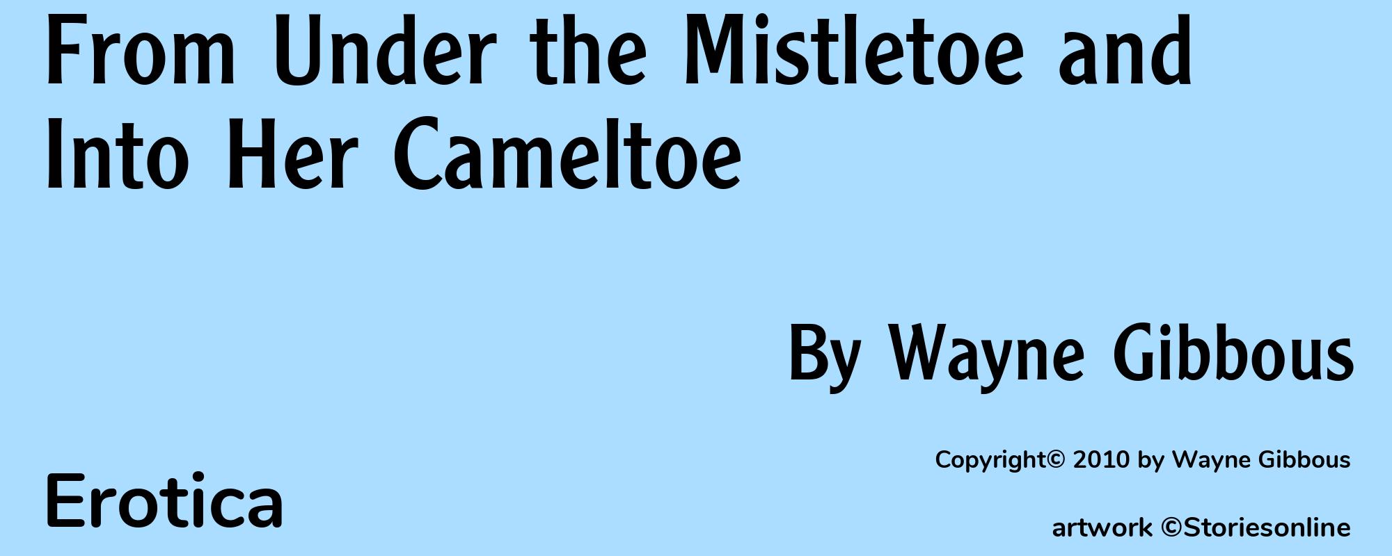 From Under the Mistletoe and Into Her Cameltoe - Cover