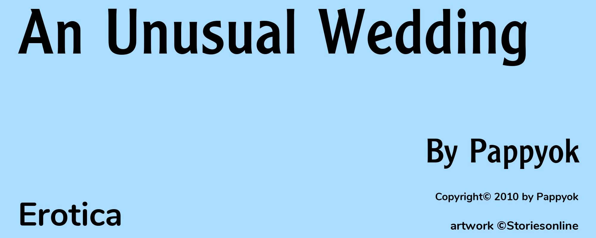 An Unusual Wedding - Cover