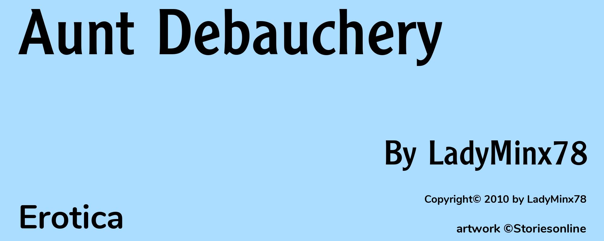 Aunt Debauchery - Cover
