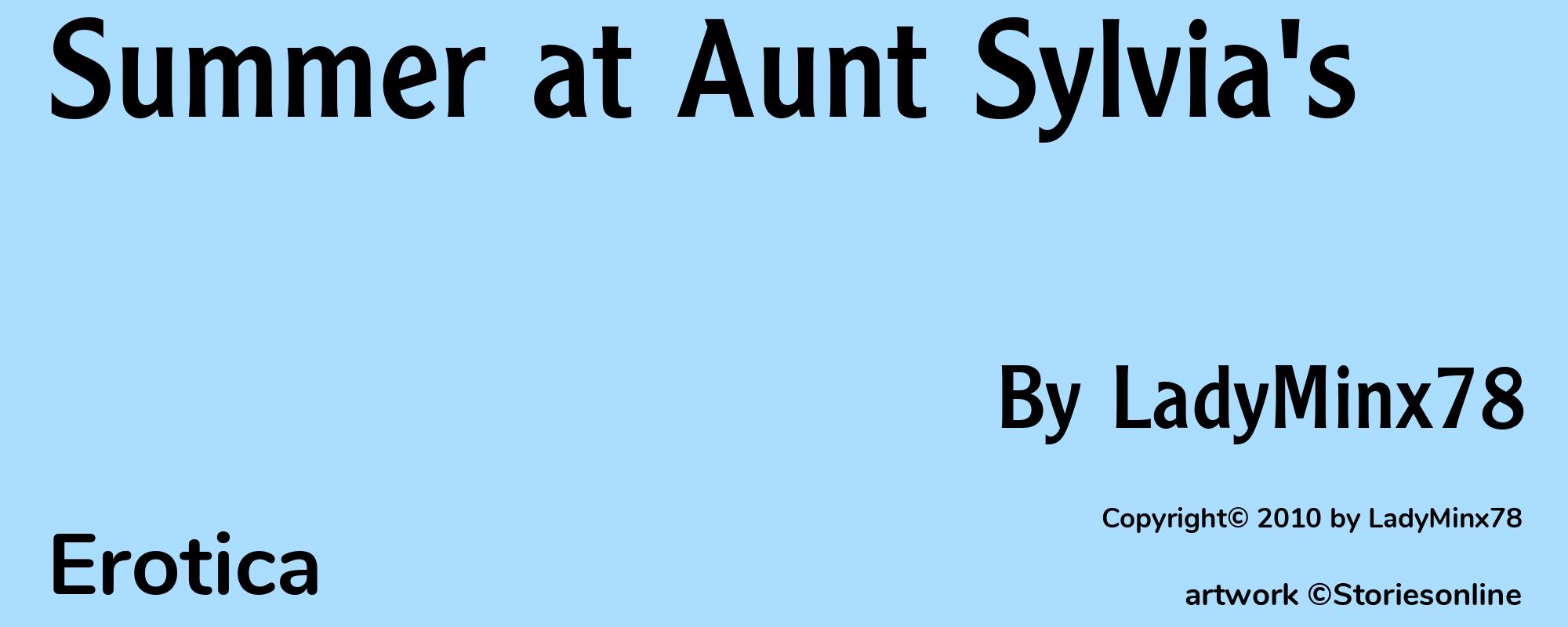 Summer at Aunt Sylvia's - Cover