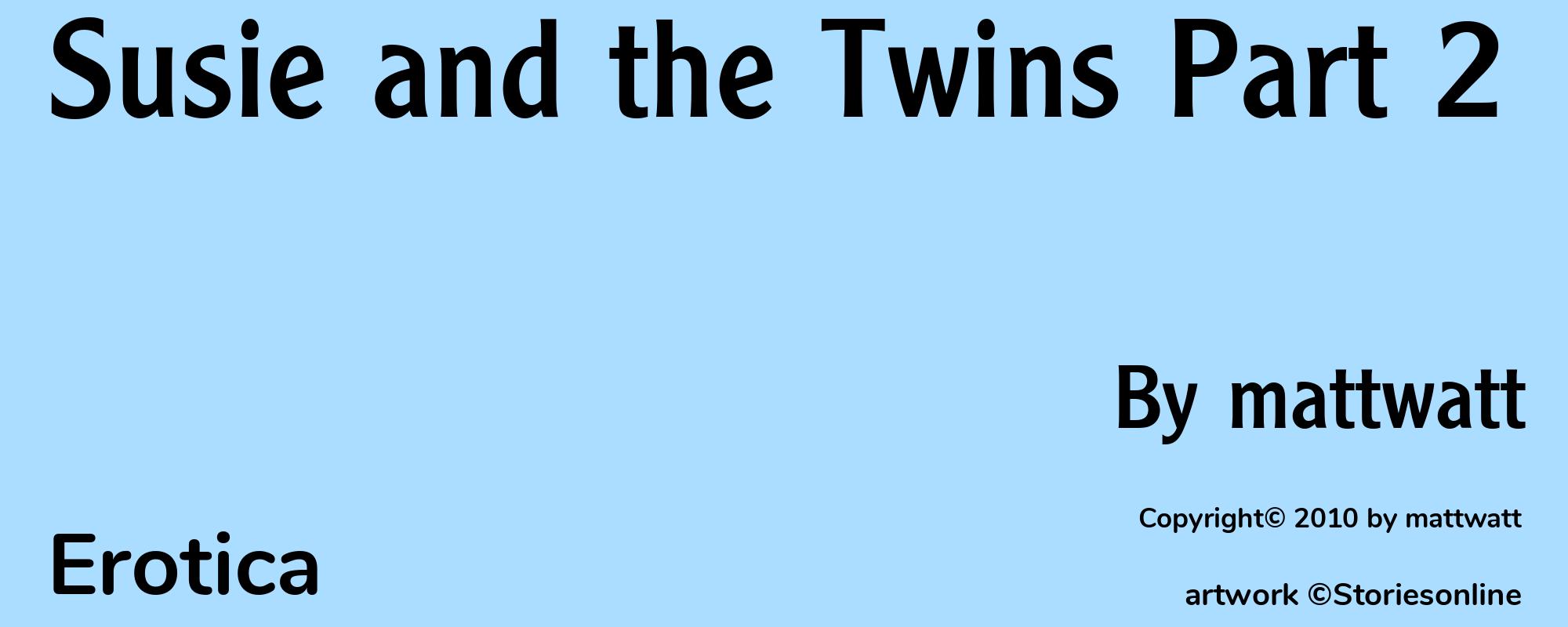 Susie and the Twins Part 2 - Cover