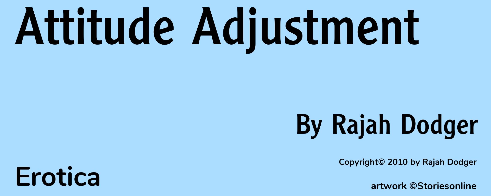 Attitude Adjustment - Cover