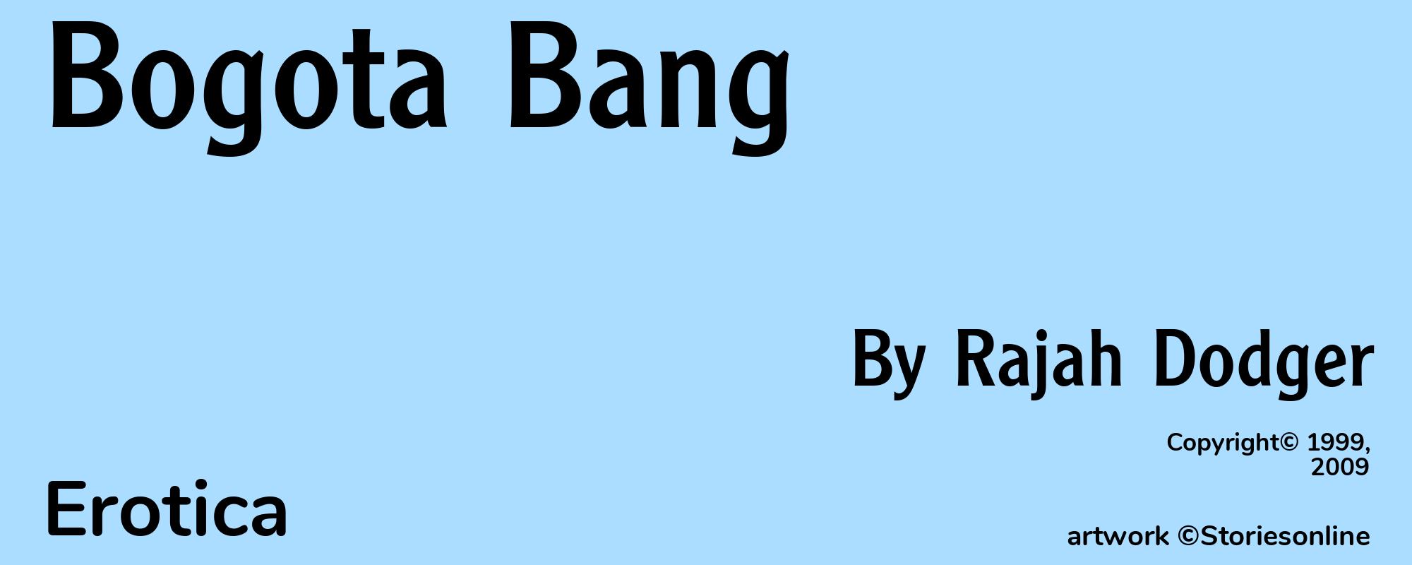 Bogota Bang - Cover