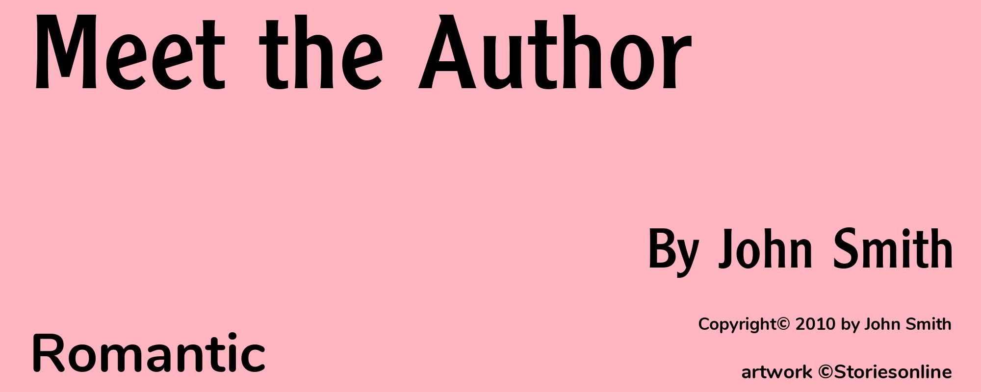 Meet the Author - Cover