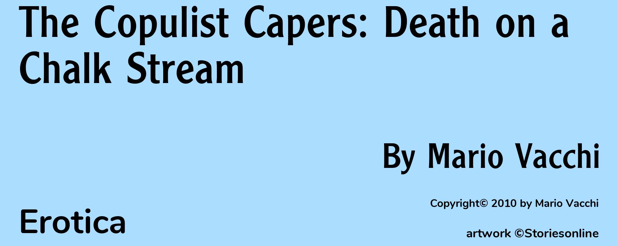 The Copulist Capers: Death on a Chalk Stream - Cover