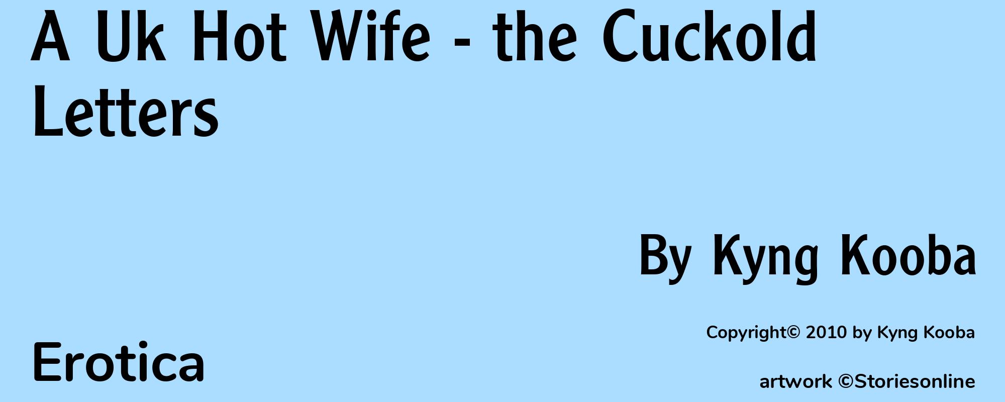 A Uk Hot Wife - the Cuckold Letters - Cover