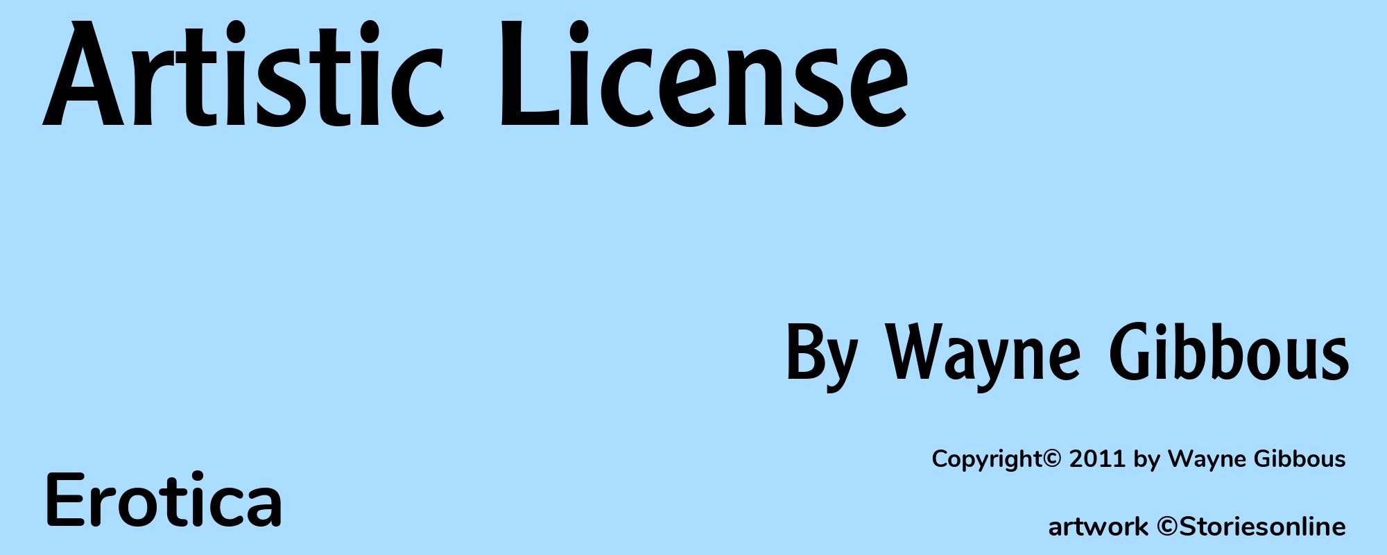 Artistic License - Cover
