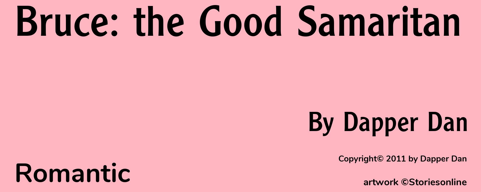 Bruce: the Good Samaritan - Cover