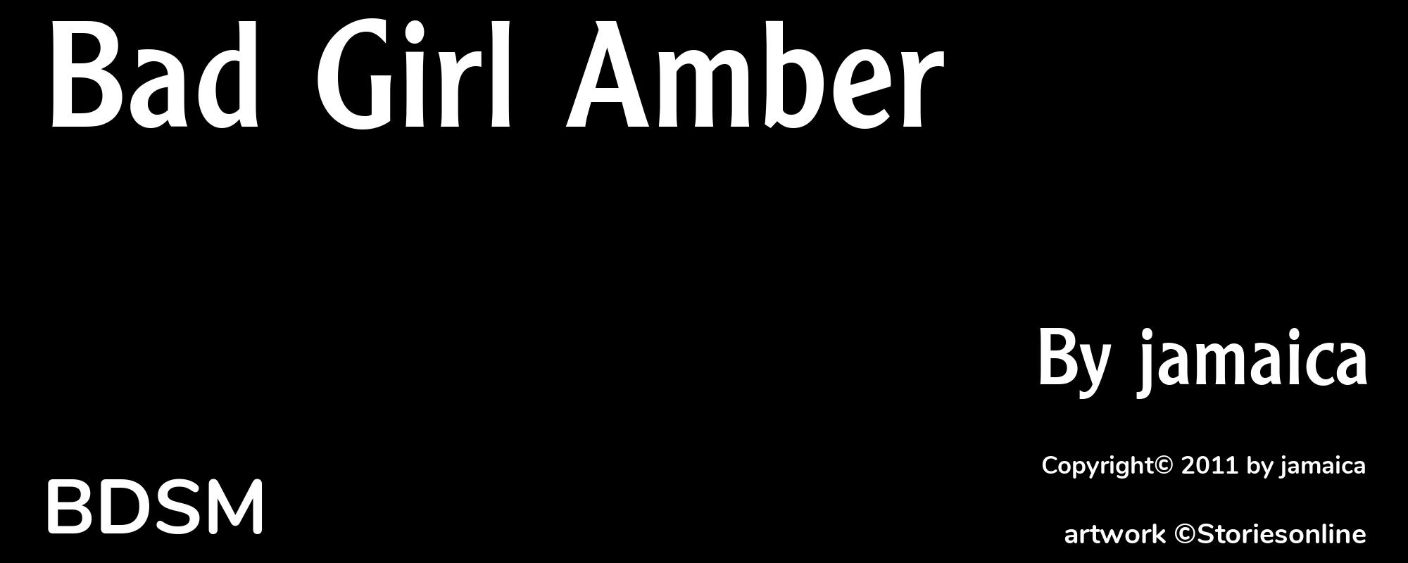 Bad Girl Amber - Cover