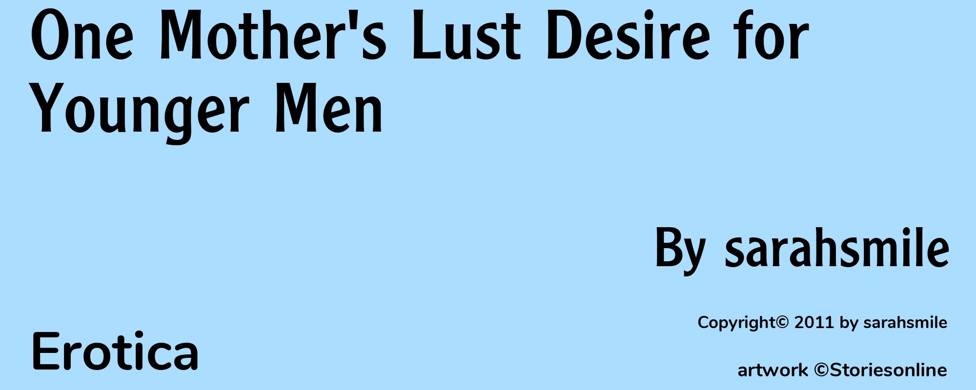 One Mother's Lust Desire for Younger Men - Cover
