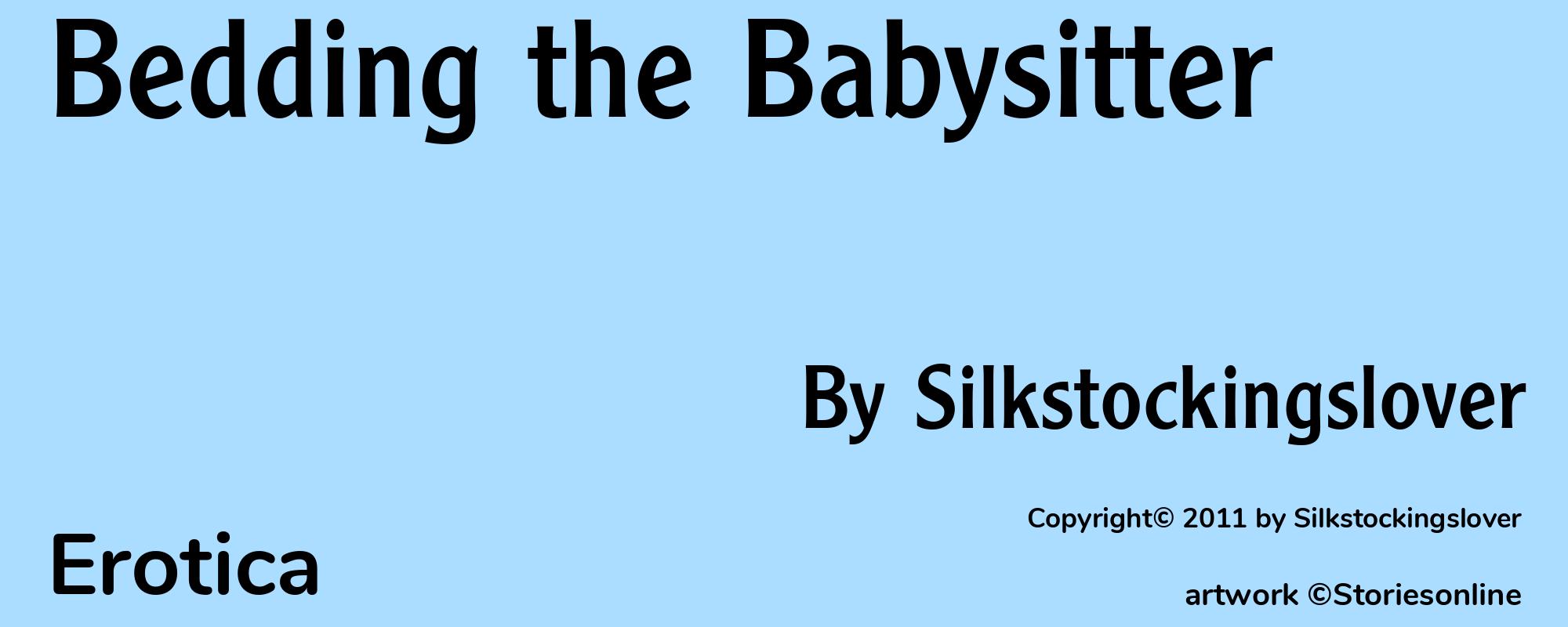 Bedding the Babysitter - Cover